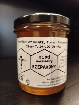 Miód rzepakowy - 420 g - 2026