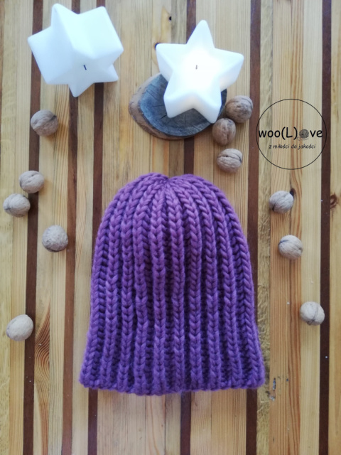 czapka 100% wełna czapka 100% wełna