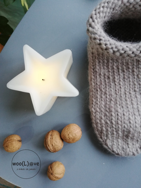 skarpetusie-kapciusie PURE WOOL (38/39)